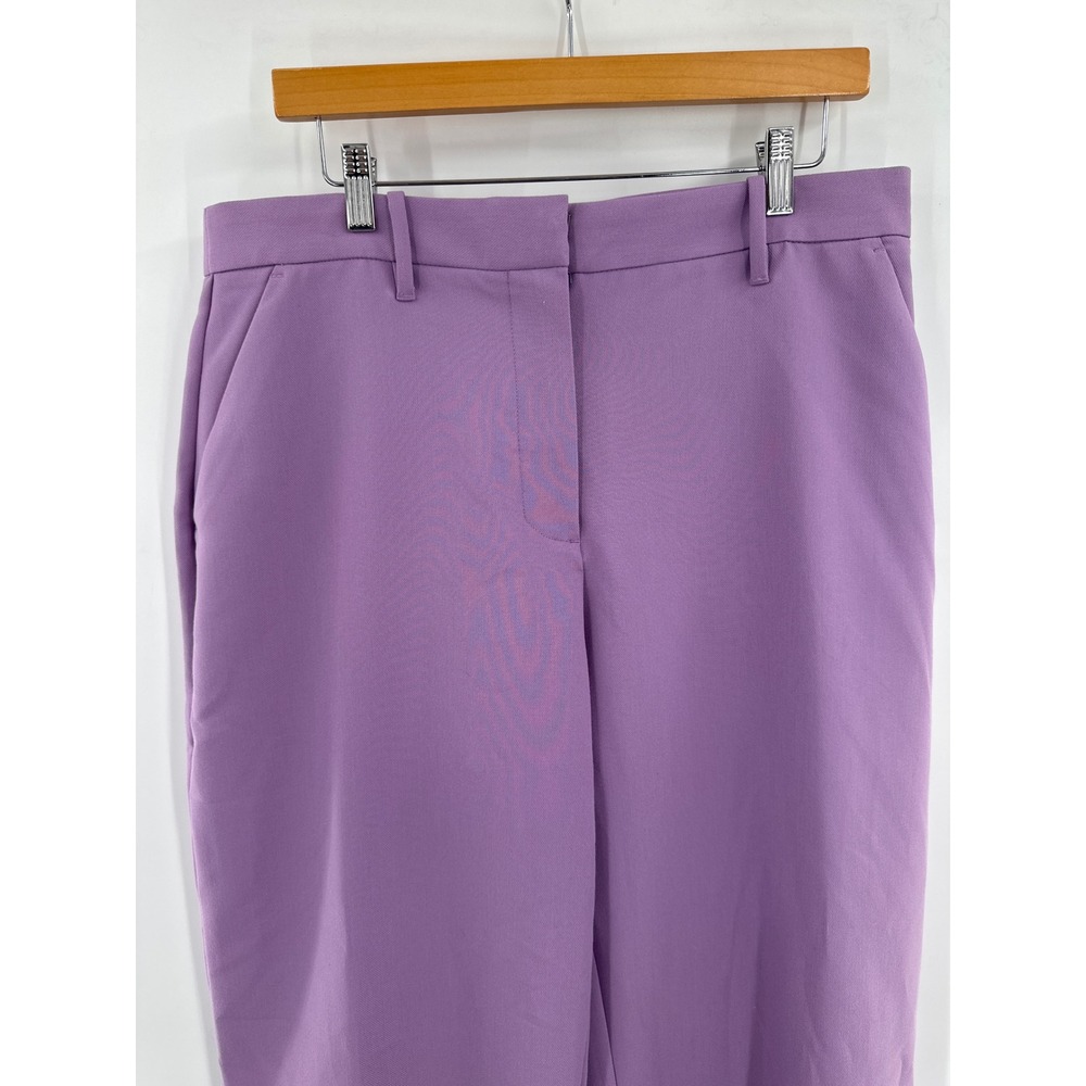 Abercrombie & Fitch Wide Purple Trouser Large NWT - Picture 4 of 8